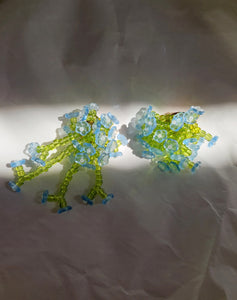 Le Bouquet Asymmetric Earrings - Nelida Jewelry