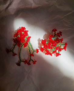 Le Bouquet Asymmetric Earrings - Nelida Jewelry